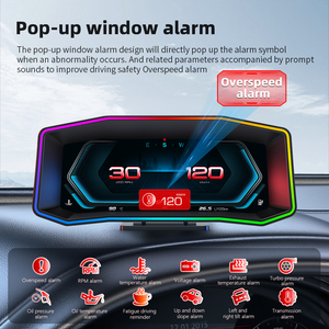 Compteur de Vitesse Numérique OBD2+GPS à Affichage Tête Haute LCD P4 de 6,2 Pouces, Nouvelle Génération 2025, avec Fonctions Multiples pour l'Électronique Automobile - Product Image 4
