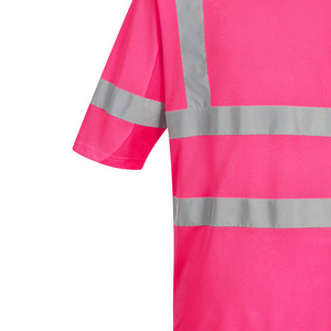 Chemise de sécurité haute visibilité avec col zippé, vêtements de travail industriels réfléchissants, 100% polyester, certifiée ANSI/ISEA 107 Classe 2/3 - Product Image 5