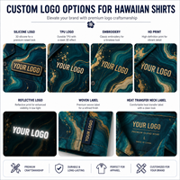 Camisa Hawaiana Personalizada con Estampado Completo, Manga Corta, con Botones, Informal, para Verano, Playa, Vacaciones, OEM, ODM, Logotipo Personalizado, Venta al por Mayor, Premium, para Hombre