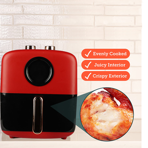 MLD 4L Four à Air Chaud Électrique Multifonctionnel Carré Moderne Allemand, Cuisson Saine Sans Huile, Réglable pour la Maison - Product Image 6