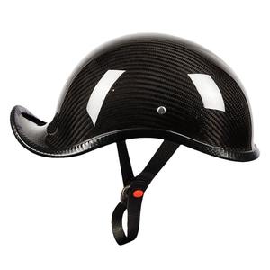 LVCOOL fibra de carbono 1 Sao motocicleta medio casco para hombres y mujeres verano seguridad Scoop diseño coche eléctrico Compatible - Product Image 1