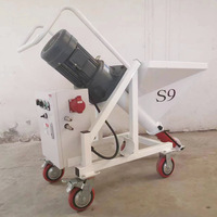 Machine de pulvérisation de revêtement ignifuge pour structures en acier, mortier anti-fissuration multifonctionnel, peinture à la pierre véritable, mastic