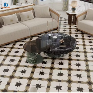 Nuevo Producto: Baldosa de Porcelana Mate Antideslizante 800x800mm con Patrón Floral de Trébol <span class=keywords><strong>para</strong></span> Suelos de Sala de Estar Blaze Build - Product Image 3