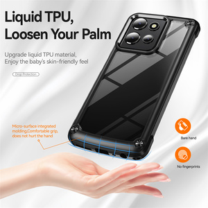 Coque de téléphone colorée antichoc en TPU+PC avec cadre métallique transparent de haute qualité au design sportif pour Moto <span class=keywords><strong>G</strong></span> Stylus 5G 2026 - Product Image 2