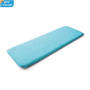 wave comfortable self inflatable mat camping sleeping pad self inflating mattress