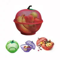 Bol de Fruits en maille avec couvercle, couvercle, 1 pièce, couverture de vaisselle Anti-Bug, nourriture