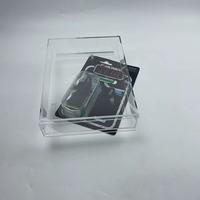 Boîte de présentation en acrylique intégrée haute transparence de taille personnalisable, support de coque de carte d'anime protecteur, respectueux de l'environnement