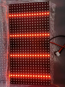 โมดูล LED สีเดียวสำหรับใช้งานภายนอกอาคาร ขนาด 320*160 มม. P10 สำหรับลิฟต์ มาตรฐาน IP65 ความสว่าง 800cd/ตร.ม. - Product Image 3