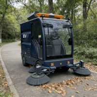 Nouvelle balayeuse industrielle électrique autoportée haute performance X7 pour toitures, autopropulsée, 48V, avec brosses de nettoyage, pour usage extérieur, 21002/h