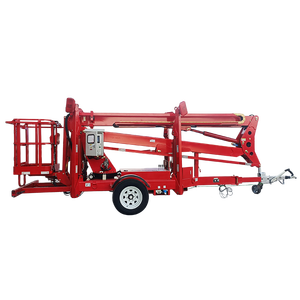 Trailer-mount Cherry Picker China Platform belanja <span class=keywords><strong>Lift</strong></span> Spider Man keranjang penarik artikulasi Boom <span class=keywords><strong>Lift</strong></span> - Product Image 1