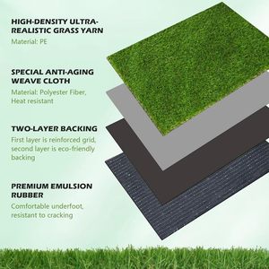 Chất lượng cao 10mm-50mm tổng hợp <span class=keywords><strong>Turf</strong></span> Thảm PE Vật liệu cỏ nhân tạo cho thể thao nhà ngoài trời-Bóng Đá Bóng Đá quần vợt nhiều hơn nữa! - Product Image 4