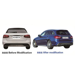 Kit de carrocería de coche de Material de estilo C63 AMG MATIC de alta calidad para Benz <span class=keywords><strong>Clase</strong></span> <span class=keywords><strong>C</strong></span> W205 2015-2018 15-18 <span class=keywords><strong>ESTATE</strong></span> - Product Image 2