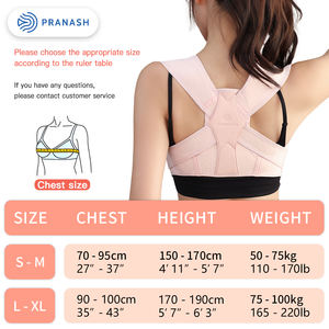 De Hele Dag Comfort Ademend Vermogen Vrouwen Onzichtbare Houdingscorrector In Roze Huidskleur Houdingcorrectie Pijnverlichting - Product Image 6