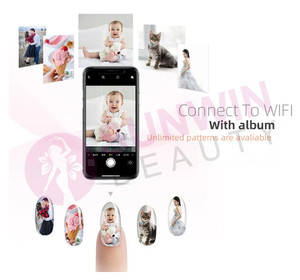 Imprimante à ongles numérique intelligente avec fonction Wi-Fi, alimentation électrique pour salon <span class=keywords><strong>de</strong></span> <span class=keywords><strong>beauté</strong></span>, impression DIY - Product Image 6