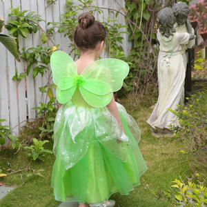 Nueva llegada niños TV película Tinkerbell Cosplay disfraz con ala niños niñas Tinkerbell Cosplay fiesta elegante princesa vestir - Product Image 5