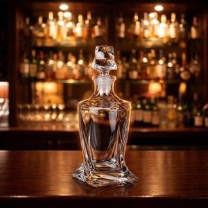 <span class=keywords><strong>Carafe</strong></span> à whisky en <span class=keywords><strong>cristal</strong></span> bohème sans plomb, 800 ml, classique, avec logo personnalisé, vente en gros d'usine - Product Image 5