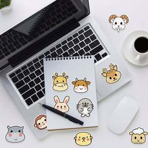 Novedad, Pegatinas Reversibles de Vinilo PVC Impermeables para Cuadernos - Product Image 3