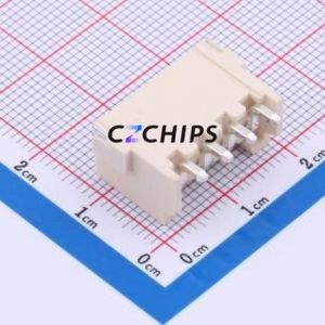 L396VH-04PW Wire-to-Board Pin Header SMD,P=3.96mm Connector 1x4P 3.96mm Horizontal Mount VH - Product Image 2