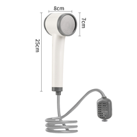 Pompe à eau électrique portable rechargeable d'urgence, auto-amorçante, capacité 30L, étanche, sans installation requise, pour l'escalade
