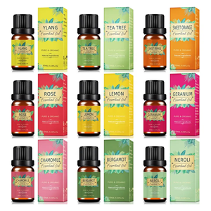 Marque privée Aromathérapie Fleur Huiles Essentielles 100% Pur Naturel En Vrac Huile Essentielle Diffuseur Humidificateur De Massage À Ultrasons - Product Image 2