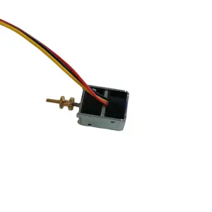 Menyesuaikan jenis AKD0521S 24v dc mikro tekan elektronik menjaga elektromagnet dual latching solenoid