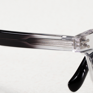 Transparent Full Rim Rectangle <b>Eyeglasses</b> NN-106 Anti Blue Light Lightweight Resin Lens Unisex Adult Vision Correction <b>Frames</b> - Product Image 4