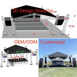 Sistema de Estructura de Aluminio <span class=keywords><strong>para</strong></span> Stand de Exhibición Portátil de 10x10, Tipo Pop-Up, <span class=keywords><strong>para</strong></span> Ferias Comerciales y Desfiles de Moda - Product Image 4