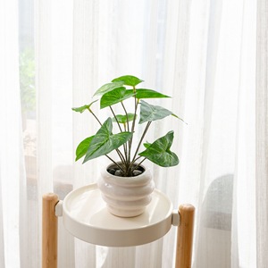 CallaFloral Artificial Monstera Plant Potted Greenery 32cm Wedding Decoration Indoor Decor Craft Gift - Product Image 1