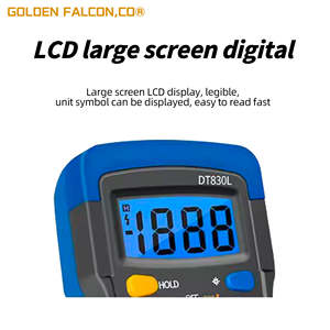 DT830L LCD Digital Multímetro Voltímetro Amperímetro Ohmímetro AC/DC Volt LCD <span class=keywords><strong>Tester</strong></span> Meter Ampliamente utilizado Un circuito electrónico - Product Image 4