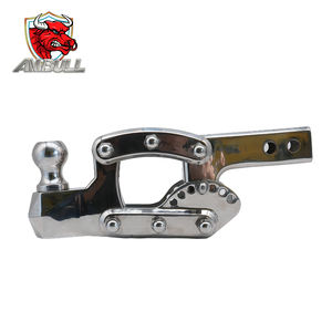Ambull Factory Wholesale Heavy Duty Stainless Steel 4x4 Car Hitch Hook 2'' Ball Adjustable Height Trailer Arm Traction Hook - Product Image 2