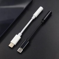 Kabel Konversi Langsung Adaptor Spot Tipe-c Ke 3.5Mm, Kabel Audio Jack Headphone USB C 3.5Mm