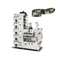 Machine d'impression offset 4 couleurs en forme d'éventail pour gobelets en papier 330mm entièrement automatique et poinçonneuse pour gobelets en papier