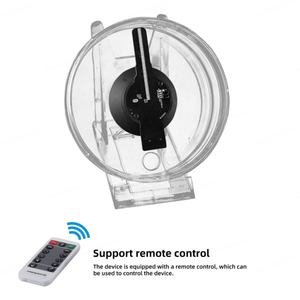 MissYou High Tech 12cm avec télécommande Bluetooth, projecteur holographique publicitaire, ventilateur holographique 3D pour exposition, Noël - Product Image 2