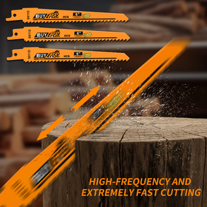 Buy Fast Reciprocating Saw Blades 6 8 Inch HCS Bim For Wood Metal Cutting - Product Image 3