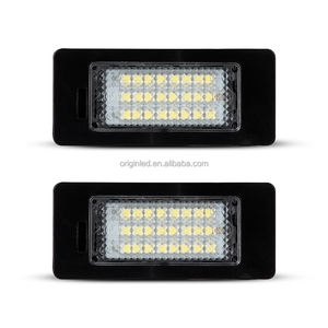 Éclairage de plaque d'immatriculation LED pour Audi Q5 A1 S1 A5 A6 C7 S6 C7 VW Golf 6 <span class=keywords><strong>Skoda</strong></span> <span class=keywords><strong>Fabia</strong></span> |   Remplacement de la prise OE OEM - Product Image 2