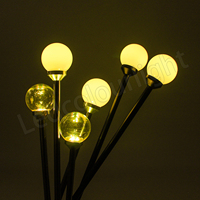 Lampe de sol sphérique LED RGB étanche à 360 degrés pour l'extérieur, éclairage paysager 3D