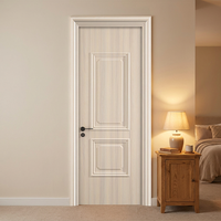 Portes intérieures WPC modernes et élégantes à prix abordable, porte en SPC avec finition blanche et design contemporain pour villa