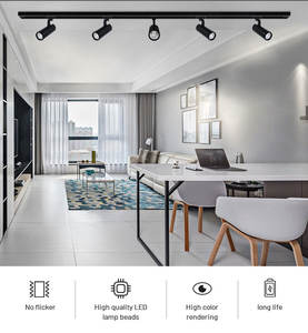 Luz LED de pista móvil, iluminación de 20W, 25W, no Dim/triac-dim/<span class=keywords><strong>0</strong></span>-10V/DALI/Zigbee para restaurante - Product Image 6