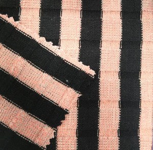 Tissu côtelé en maille polyester élasthanne, nouveau design 2026, pour vêtements - Product Image 3