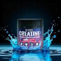 Permen Creatine Bebas Gula Monohidrat Kompleks untuk Pria & Wanita Suplemen Creatine Vegan untuk Energi Pra-Latihan & Pertumbuhan Otot