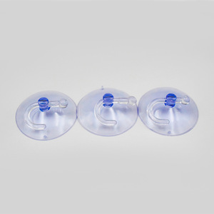 Cốc hút nhựa trong suốt <span class=keywords><strong>40mm</strong></span> có móc treo tường - Product Image 3