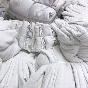 Toallas de Baño de Algodón Blanco Suave de Alta Calidad <span class=keywords><strong>para</strong></span> Hoteles, Pacas de 25 kg, Residuos Textiles Premium <span class=keywords><strong>para</strong></span> Hostelería de Lujo - Product Image 6