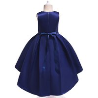 Robes de demoiselle d'honneur pour filles, style princesse, sans manches, en mousseline de soie, respirantes, écologiques, taille personnalisée, été 2019, décontractées, pour petites filles