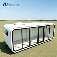 Maison préfabriquée Apple Cabin, assemblage rapide, maison mobile en conteneur pour complexe hôtelier, camping, séjour en famille