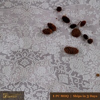 Tapis de zone LandScopeTech moderne de luxe à motif médaillon, adapté aux robots aspirateurs, à poils ras, tissé haute densité, toucher soyeux