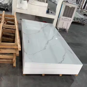 Factory Price Easy Install Marble <strong>Plastic</strong> <strong>Sheet</strong> Wall Panel Waterproof PVC Water <strong>Cladding</strong> 3mm Thickness - Product Image 5