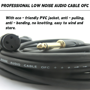 <span class=keywords><strong>Altavoz</strong></span> de alta fidelidad de cobre desnudo para mezclador de coche <span class=keywords><strong>Cable</strong></span> de alimentación XLR 6,35mm USO DE Audio en mezclador amplificador de potencia cámara de vídeo - Product Image 5