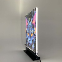 Led rétro-éclairé affiche jeu chat veilleuse pour chambre décoration veilleuse étude jeu chambre décor table bureau veilleuse Led signe
