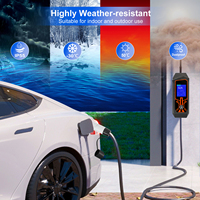 Nuevo Cargador Portátil para Vehículos Eléctricos GBT de 16A y 3.5kW para BYD Greatwall con Control por Aplicación y Enchufe Schuko