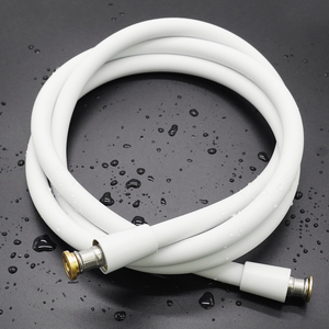 Manguera de <span class=keywords><strong>ducha</strong></span> de silicona blanca de alta calidad Flexible Anti-Twist Super-Flex Design Elegante tubo de <span class=keywords><strong>ducha</strong></span> fácil de enrollar - Product Image 1